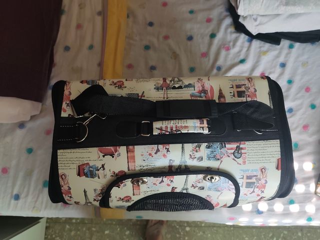 Transportín mascotas - beige, multicolor