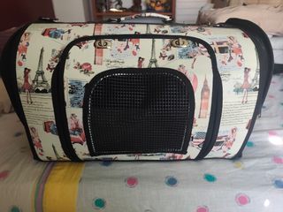 Transportín mascotas - beige, multicolor