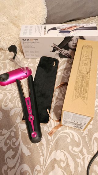 Plancha pelo Dyson Corrale - Rosa/Negra