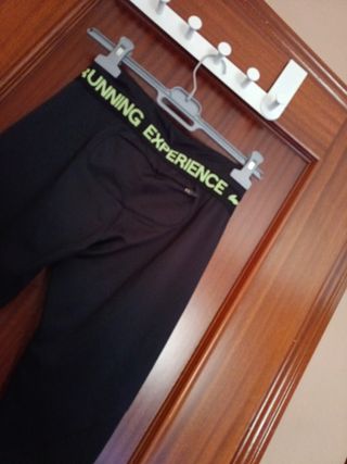 Leggins deporte negro-amarillo