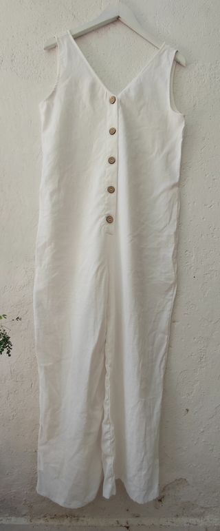 Mono blanco Zara - M