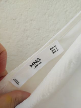 Mono blanco Zara - M