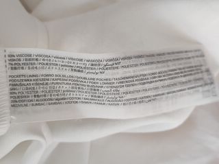 Mono blanco Zara - M