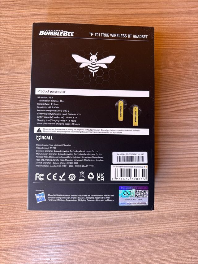 Cuffie wireless Transformers TF-T01