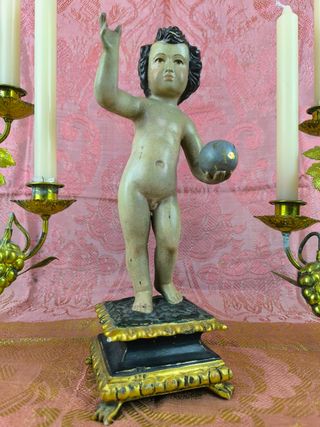 Antiguo Niño Jesús triunfante, S.XX?, 32 CMS.