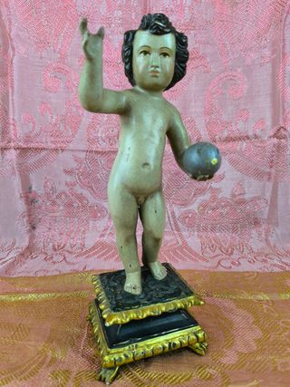 Antiguo Niño Jesús triunfante, S.XX?, 32 CMS.