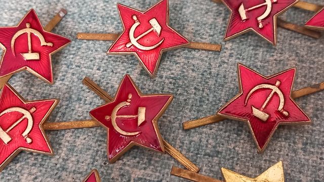 10 Insignias Estrella Roja URSS