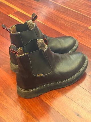 Botines negros con pocas puestas. 