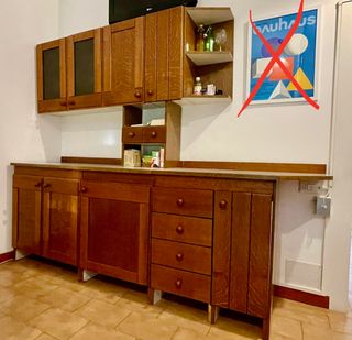Cucina in legno massello