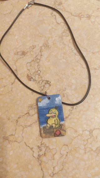 Llavero Psyduck pintado a mano