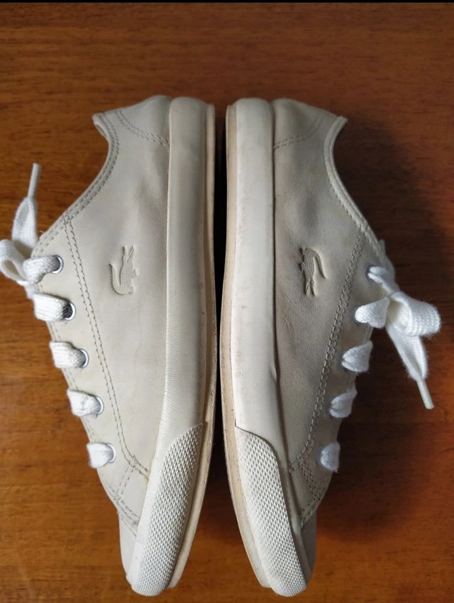 Sneakers Lacoste beige donna