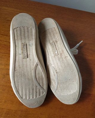 Sneakers Lacoste beige donna