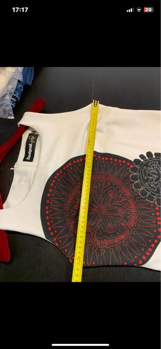 Abito Desigual bianco e nero tg M
