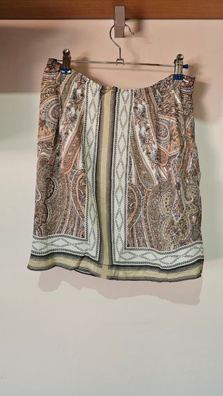 Falda Massimo Dutti - Estampada