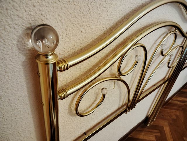 Cabeceros cama 90cm -Dorados-Metal