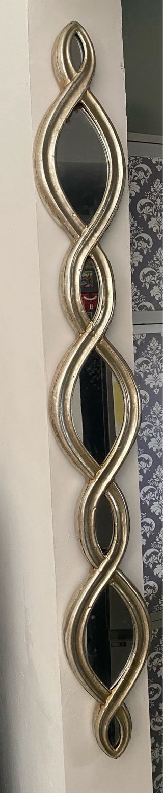 Espejo plateado de pared - Moderno