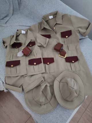 Costume da safari per bambini e donne