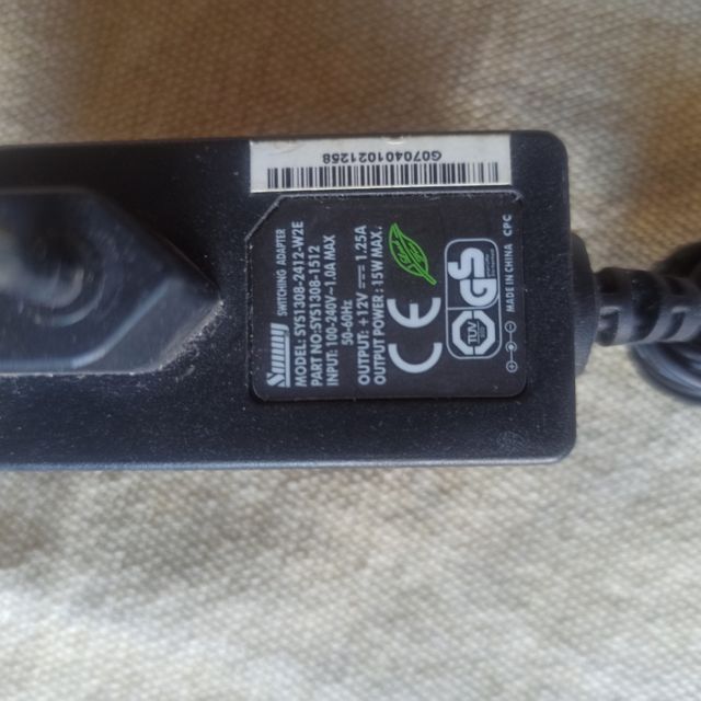 Cargador Sunny 12V - 1.25A