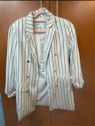 Blazer rayas Stradivarius 