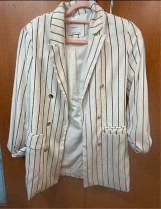 Blazer rayas Stradivarius 