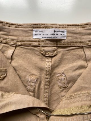 Vaqueros beige Stradivarius - 34