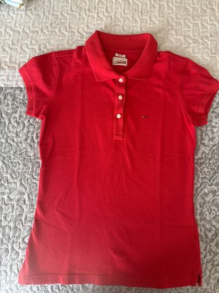 Polo Tommy Hilfiger rojo