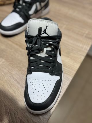 Nike Air Jordan 1 Low - Gris/Blanco