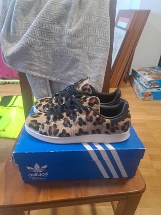Adidas Stan Smith Vintage - Piel Leopardo