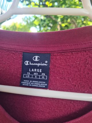 Sudadera Champion roja Talla L