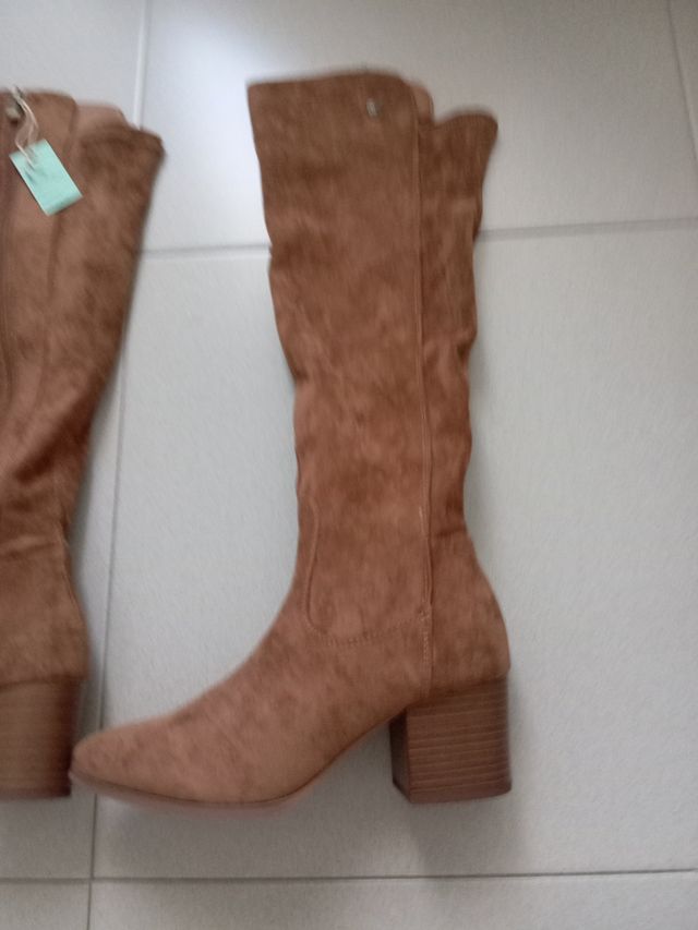 Botas altas camel nº 38