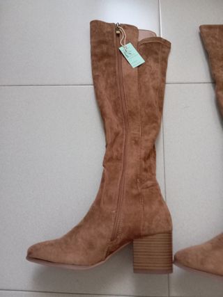 Botas altas camel nº 38