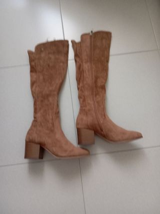 Botas altas camel nº 38