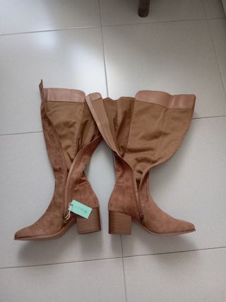 Botas altas camel nº 38
