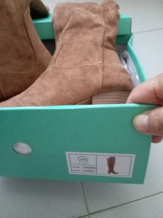 Botas altas camel nº 38