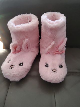 Botas de conejo rosa - zapatillas