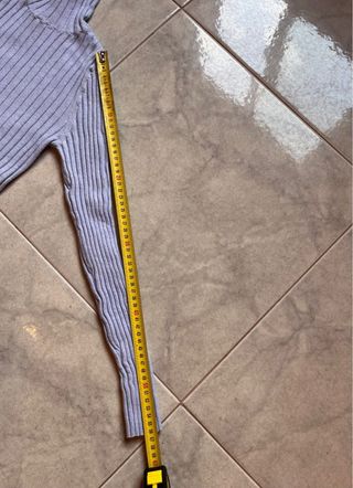 Maglione dolcevita azzurro