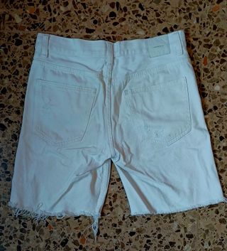 Pantalón Corto Blanco Hombre