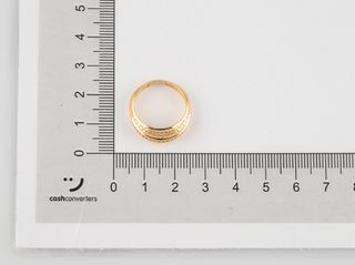 anillo oro 18k con piedra con circonita