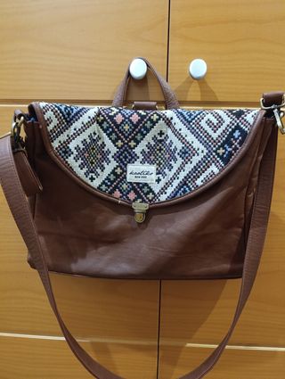 Bolso Kaotiko BCN marrón-multicolor
