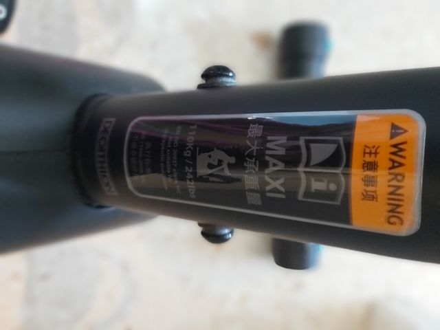 Bicicleta estática plegable