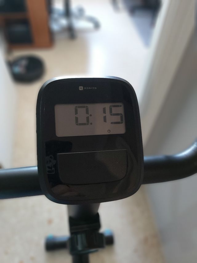 Bicicleta estática plegable