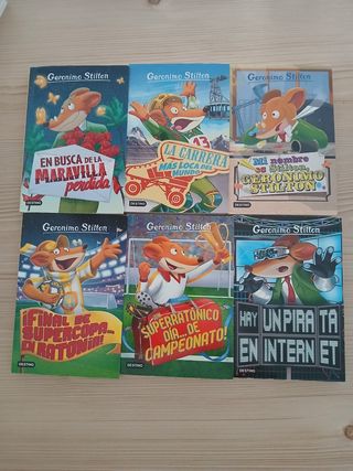 6 Libros de Geronimo Stilton - Perfecto estado