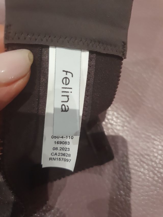 Reggiseno Felina grigio scuro