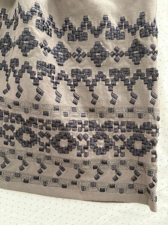 Gonna ottod’Ame grigio tortora