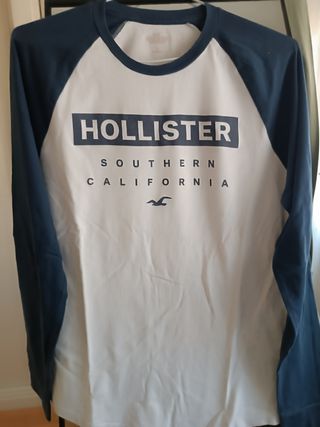 Camiseta Hollister manga larga talla S