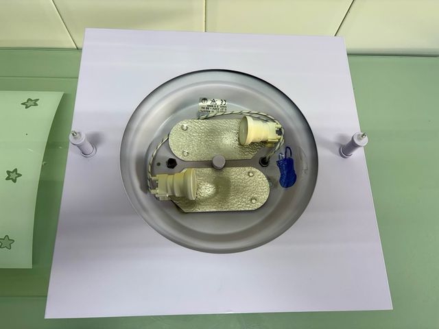 Plafón infantil luna-estrellas