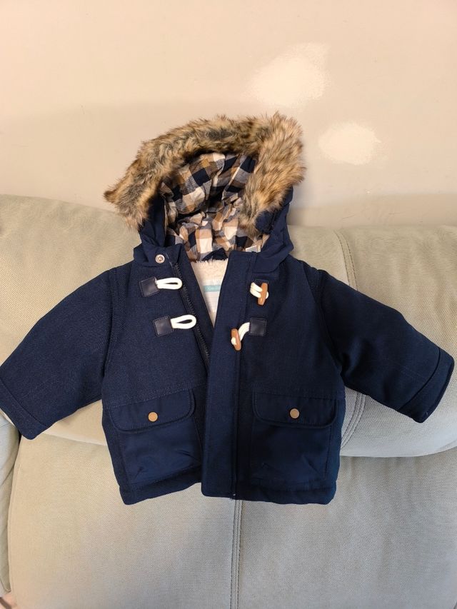 Chaqueta Okaidi niño 68cm azul marino