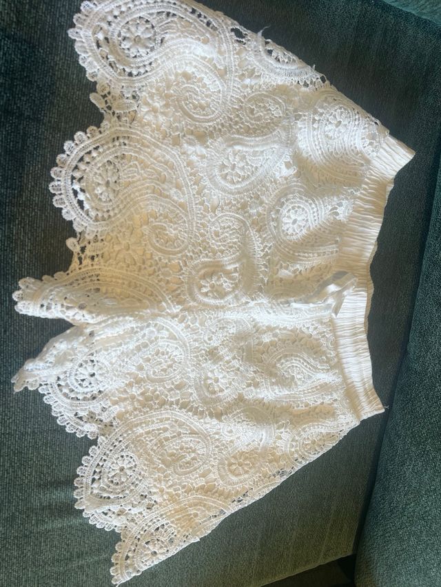 Bermuda encaje blanco Misstic M