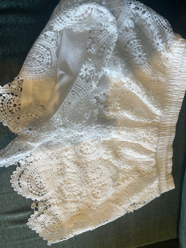 Bermuda encaje blanco Misstic M