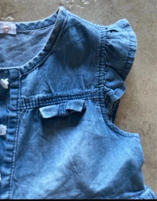 Vestito Jeans bimba fiori